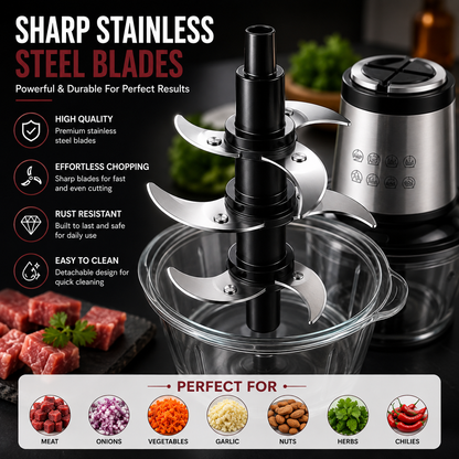 Food Processor Multifunction Food Chopper